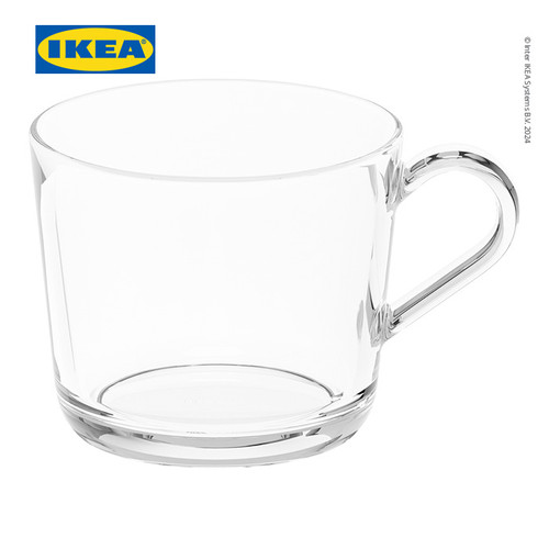 [EZO.0501092] IKEA 365+ Gelas Mug Kaca Bening 24cl