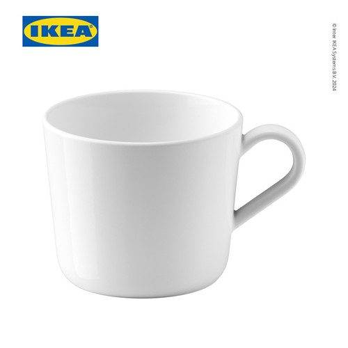[EZO.0501095] IKEA 365+ Gelas Mug Putih 24cl
