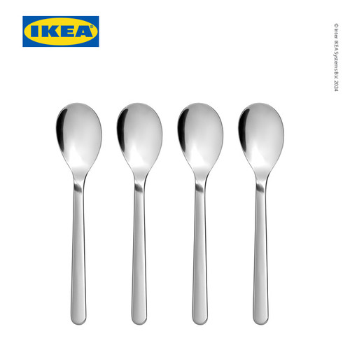 [EZO.0501099] IKEA FORNUFT Sendok Teh Kecil Stainless Isi 4 pcs