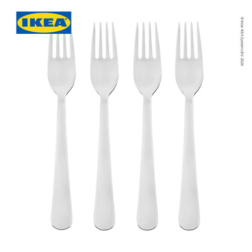 [EZO.0501101] IKEA DRAGON Garpu Makan Stainless 19cm Isi 4pcs