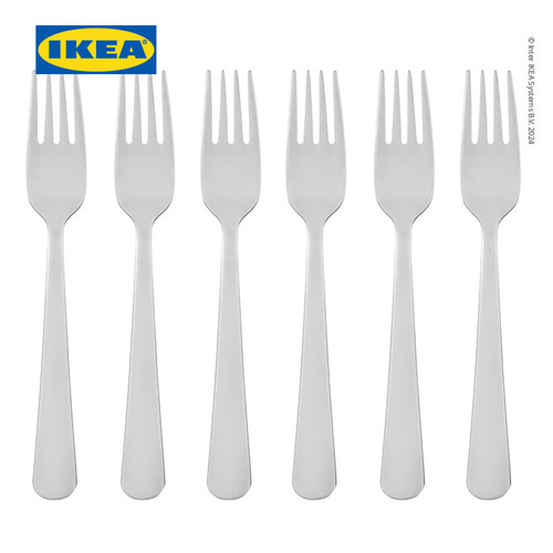 [EZO.0501107] IKEA DRAGON Garpu Salad / Dessert Stainless 16cm Isi 6pcs