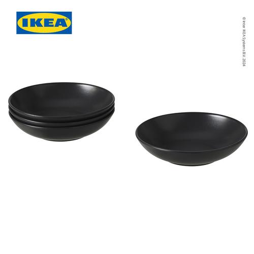 [EZO.0501110] IKEA FARGKLAR Piring Makan Cekung Matte 19cm Isi 4pcs