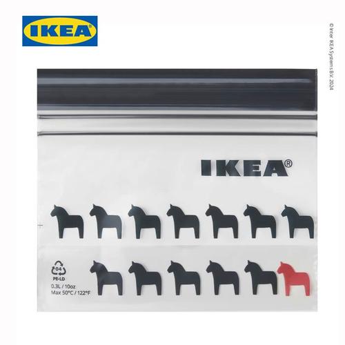 [EZO.0501120] IKEA ISTAD Kantong Plastik Klip Penyimpan 0.3L Isi 25pcs
