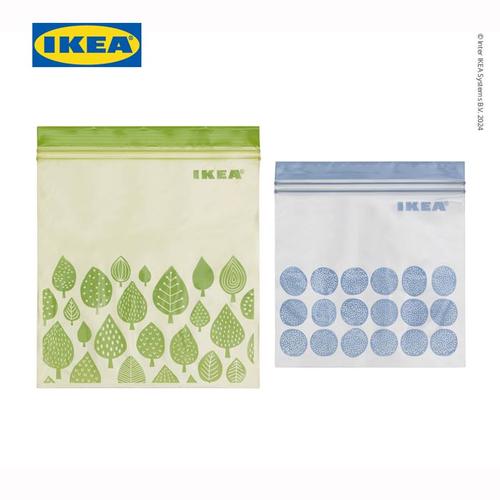 [EZO.0501139] IKEA ISTAD Kantong Plastik Klip Penyimpan 2.5L dan 1.2L Isi 50 pcs