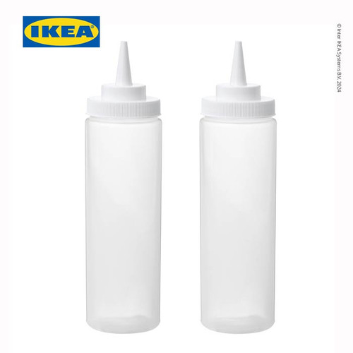[EZO.0501143] IKEA GRILLTIDER Botol Pencet Untuk Saus / Kecap 330ml Isi 2pcs