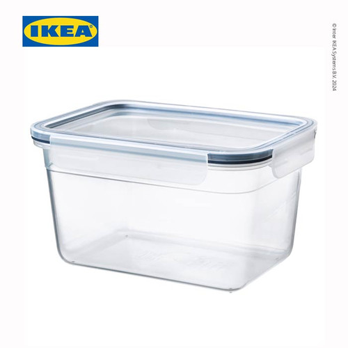 [EZO.0501171] IKEA 365+ Tempat Makanan Dengan Tutup Plastik Persegi Panjang 2L
