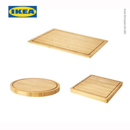 [EZO.0501193] IKEA OLEBY Talenan Bahan Bambu Set Isi 3pcs