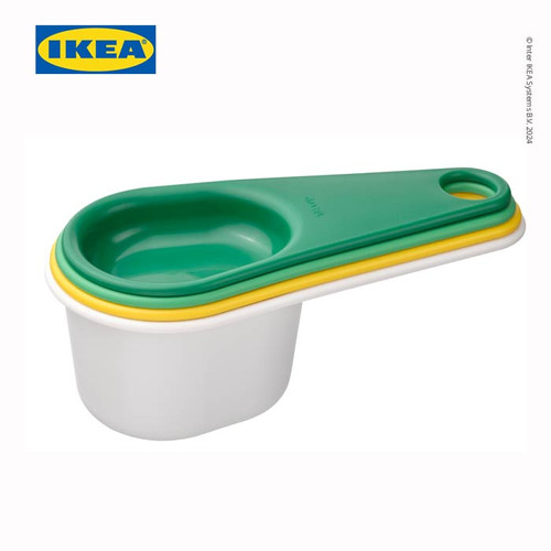 [EZO.0501203] IKEA UPPFYLLD Sendok Takar Bahan Plastik Set Isi 4pcs