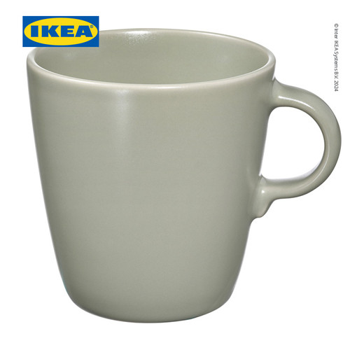 [EZO.0501206] IKEA FARGKLAR Gelas Mug Minimalis 37cl