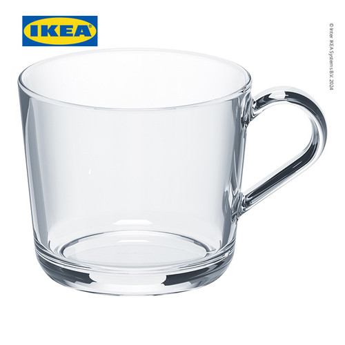 [EZO.0501210] IKEA 365+ Gelas Mug Kaca Bening 36cl