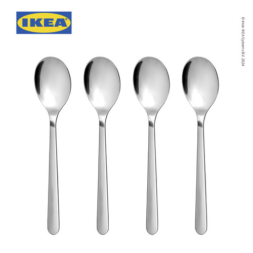 [EZO.0501214] IKEA FORNUFT Sendok Makan Stainless 19cm Isi 4 pcs
