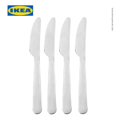[EZO.0501217] IKEA DRAGON Pisau Makan Stainless 21cm Isi 4pcs