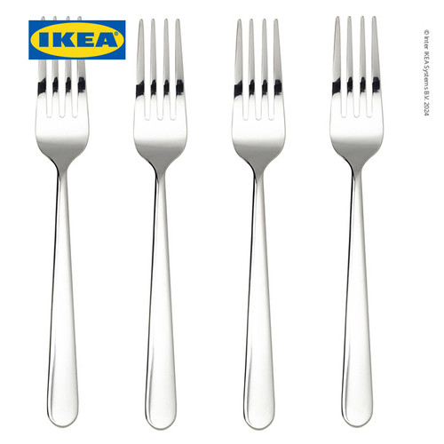 [EZO.0501226] IKEA MARTORP Garpu Makan Stainless 19cm Isi 4pcs