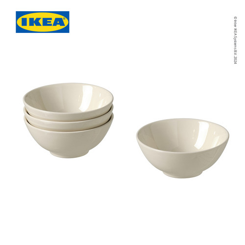 [EZO.0501229] IKEA FARGKLAR Mangkok Makan 12cm Isi 4pcs