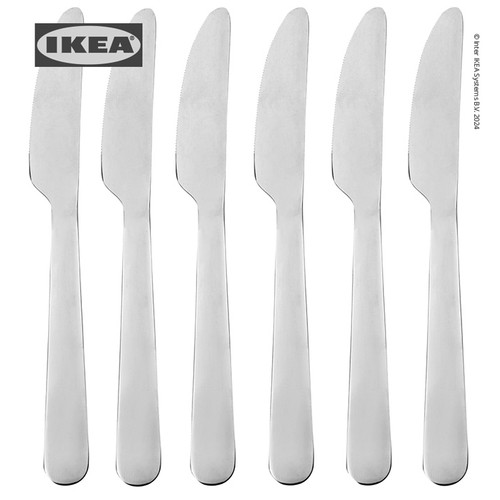 [EZO.0501234] IKEA DRAGON Pisau Dessert 18cm Set Isi 6pcs