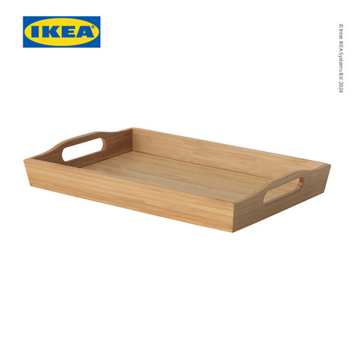 [EZO.0501244] IKEA FRUKTSKAL Baki / Nampan Makanan Minuman dari Bambu 35x23 cm