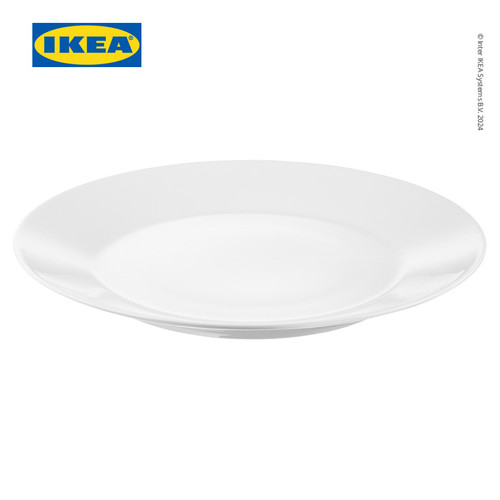 [EZO.0501256] IKEA 365+ Piring Makan Putih 27cm