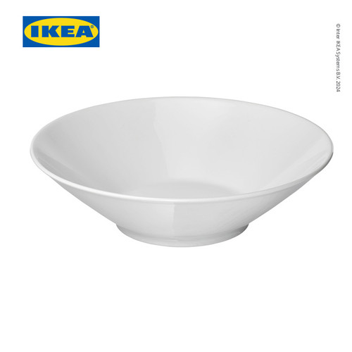[EZO.0501257] IKEA 365+ Piring Mangkok Cekung Putih 22cm