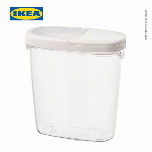 [EZO.0501259] IKEA 365+ Stoples Makanan Kering Dengan Penutup 1.3 L