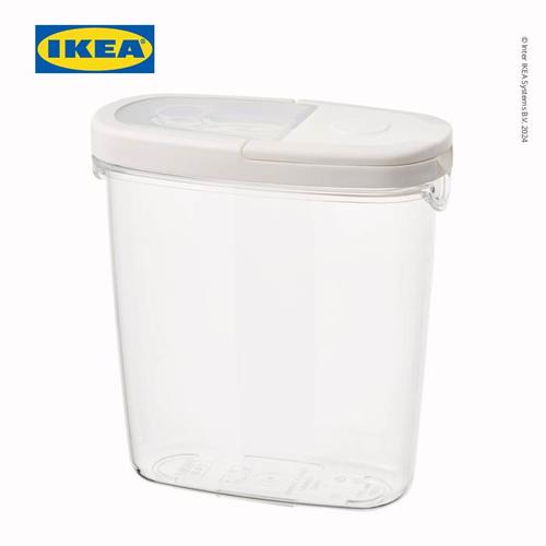 [EZO.0501259] IKEA 365+ Stoples Makanan Kering Dengan Penutup 1.3 L