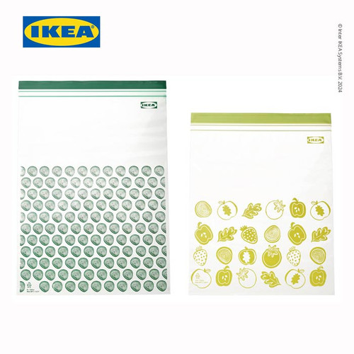 [EZO.0501262] IKEA ISTAD Kantong Plastik Klip Penyimpan 4.5L dan 6L Isi 30 pcs