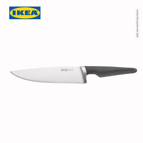 [EZO.0501265] IKEA VORDA Pisau Dapur Untuk Masak Hitam 20 cm