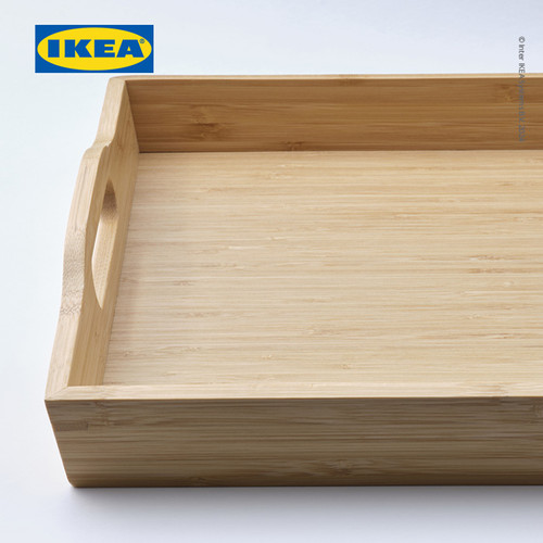 [EZO.0501298] IKEA FRUKTSKAL Baki / Nampan Makanan Minuman dari Bambu 50x30 cm