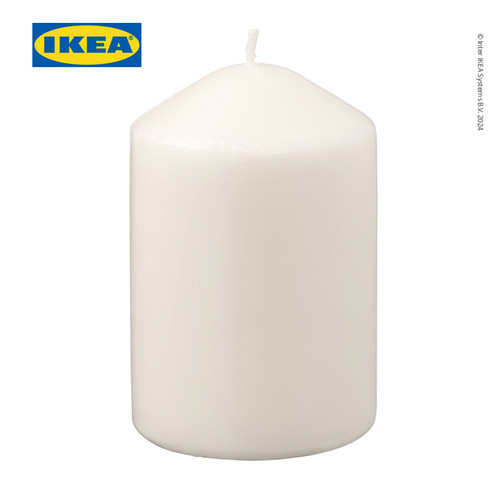 [EZO.0501303] IKEA LATTNAD  Lilin Blok Tanpa Aroma 10cm