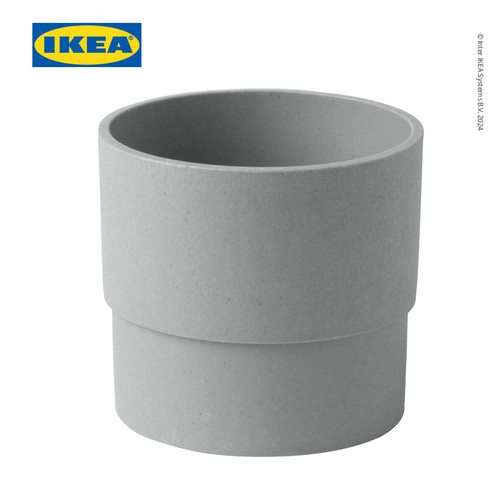 [EZO.0501304] IKEA NYPON Pot Tanaman Abu-Abu 9 cm