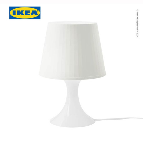 [EZO.0501333] IKEA LAMPAN Lampu Meja / Lampu Baca Minimalis Putih 29cm