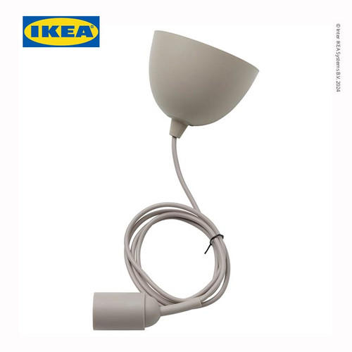 [EZO.0501335] IKEA GRAVACKA Kabel Lampu Bohlam Gantung Krem 1.8m