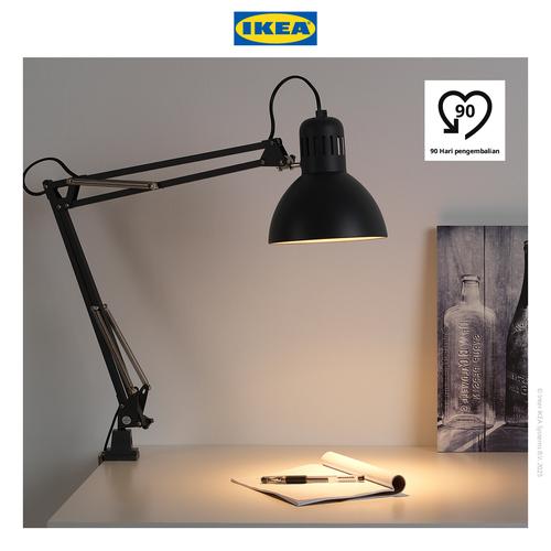 [EZO.0501337] IKEA TERTIAL Lampu Meja Kerja Abu-abu Tua Minimalis