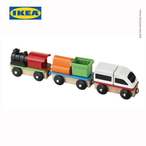 [EZO.0501357] IKEA LILLABO Kereta Api Set Isi 3pcs