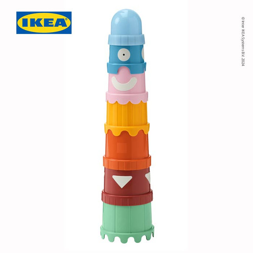[EZO.0501370] IKEA UPPSTA Mainan Gelas Tumpuk Anak