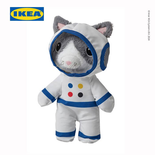 [EZO.0501375] IKEA AFTONSPARV Boneka Astronot Kucing 28 cm