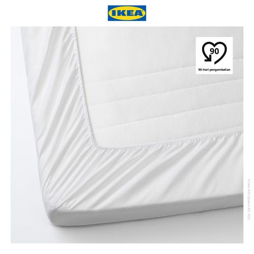 [EZO.0501380] IKEA LENAST Pelindung Kasur / Matras Putih 60x120 cm