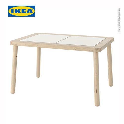 [EZO.0501385] IKEA FLISAT Meja Belajar Kecil Anak Dengan Slot Penyimpanan 83x58 cm