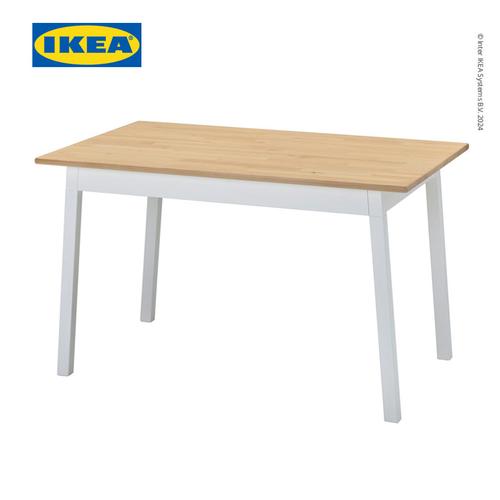 [EZO.0501398] IKEA PINNTORP Meja Makan Minimalis Cokelat/Putih125x75 cm