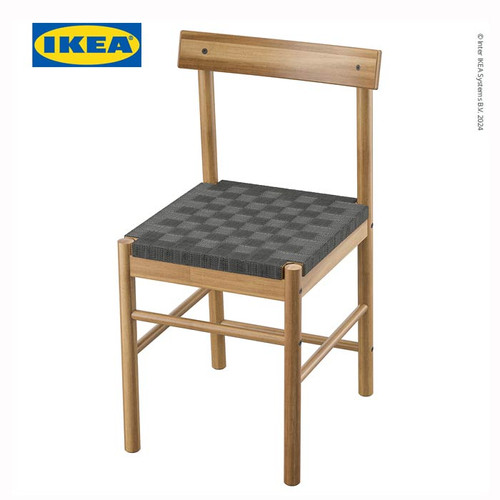 [EZO.0501399] IKEA NACKANAS Kursi Makan Minimalis Akasia