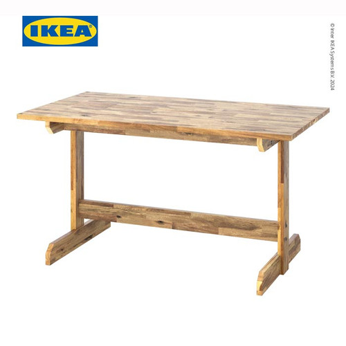 [EZO.0501400] IKEA NACKANAS Meja Makan Minimalis Akasia 140x76 cm