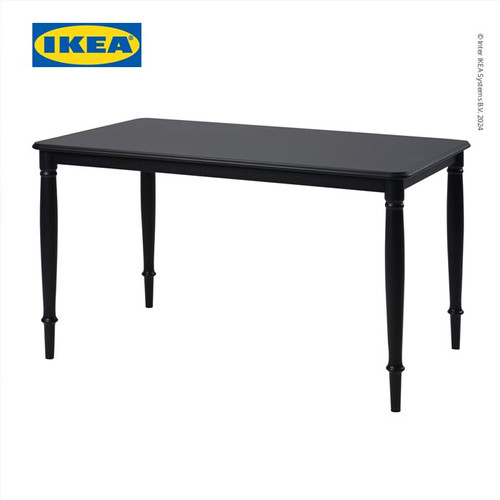 [EZO.0501406] IKEA DANDERYD Meja Makan Minimalis Hitam 130x80 cm