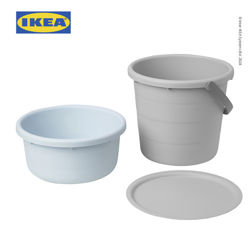 [EZO.0501436] IKEA PEPPRIG Ember Dengan Penutup Set Isi 3pcs