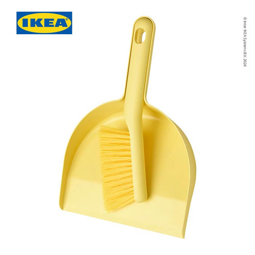 [EZO.0501439] IKEA PEPPRIG  Set Pengki Dan Sapu Praktis