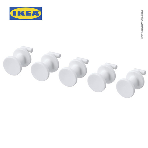 [EZO.0501480] IKEA SKADIS Pengait Pegboard Serbaguna 19 mm Isi 5pcs