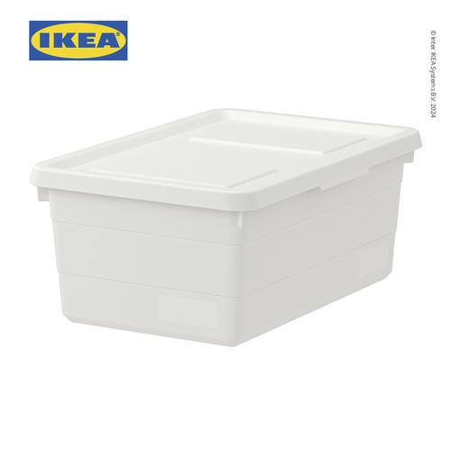 [EZO.0501485] IKEA SOCKERBIT Kotak Penyimpanan Dengan Penutup 38x25x15 cm