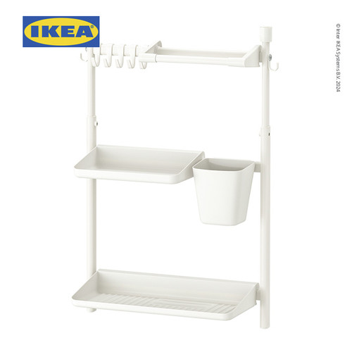 [EZO.0501494] IKEA SUNNERSTA Rak Set Pengatur Dapur Multifungsi Putih