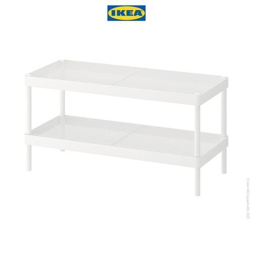[EZO.0501501] IKEA MACKAPAR Rak Tempat Sepatu 2 Tingkat Putih Minimalis 78x32x40 cm