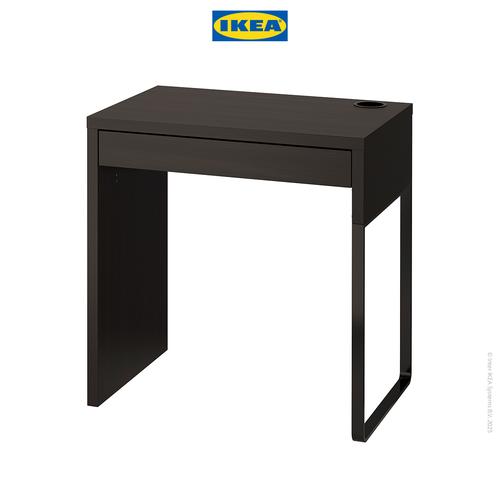 [EZO.0501548] IKEA MICKE Meja Kerja dengan Laci Hitam/Cokelat 73x50 cm