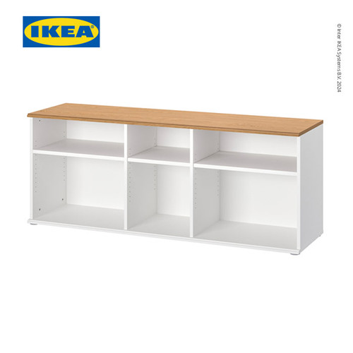[EZO.0501566] IKEA SKRUVBY Meja TV Kuat Minimalis Putih 156x38x60 cm