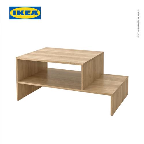 [EZO.0501568] IKEA HOLMERUD Meja Tamu Minimalis Efek Kayu Oak 90x55 cm